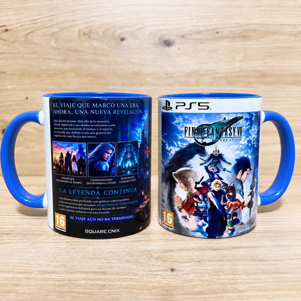 Taza Final Fantasy VII Revelation Ed Especial