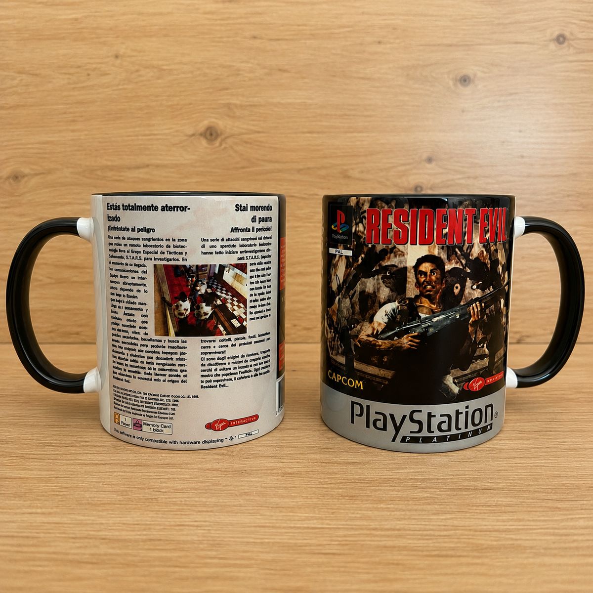 Tazas Resident Evil · Carátula completa ⚠️Últimas 4 Tazas⚠️