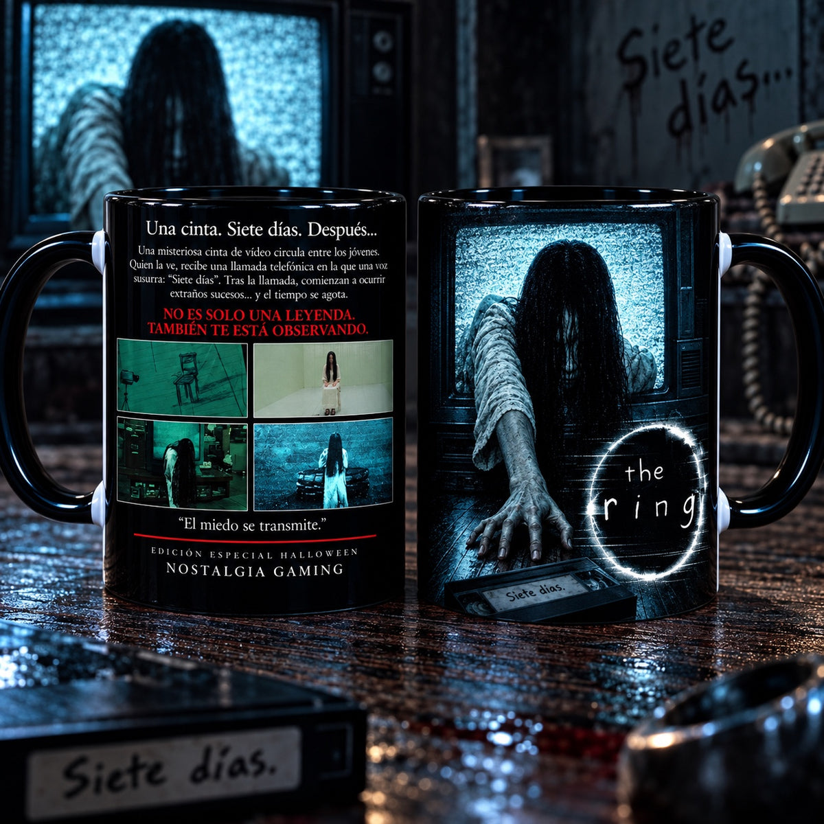 Taza The Ring, vista de ambas caras
