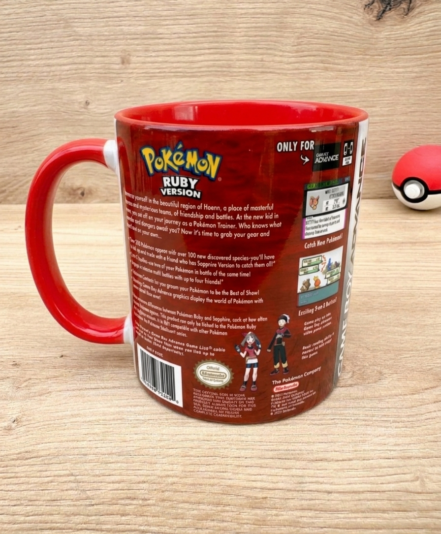Taza Pokémon Rubi❤️