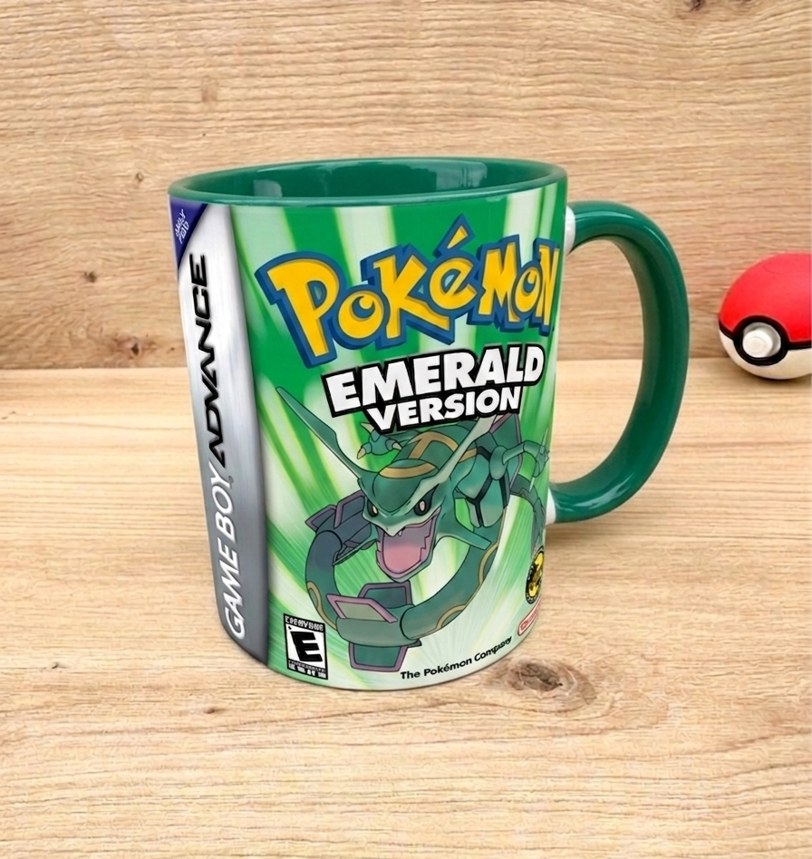Taza Pokémon Esmeralda💚