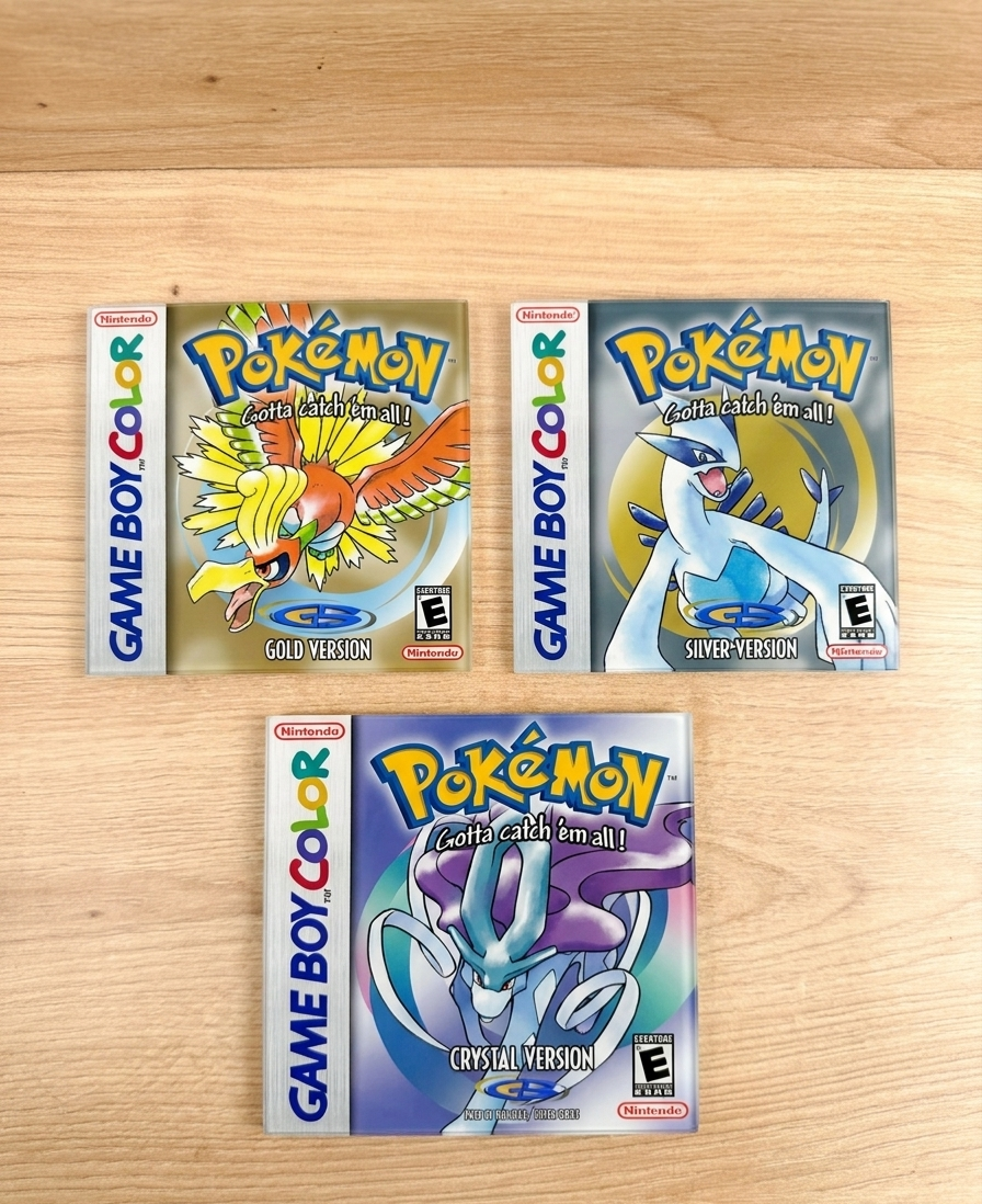 Posavasos de Cristal Pokémon Game Boy Color - imagen principal del producto