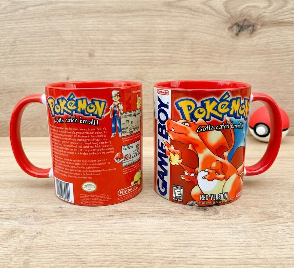Taza Pokémon Rojo🔥