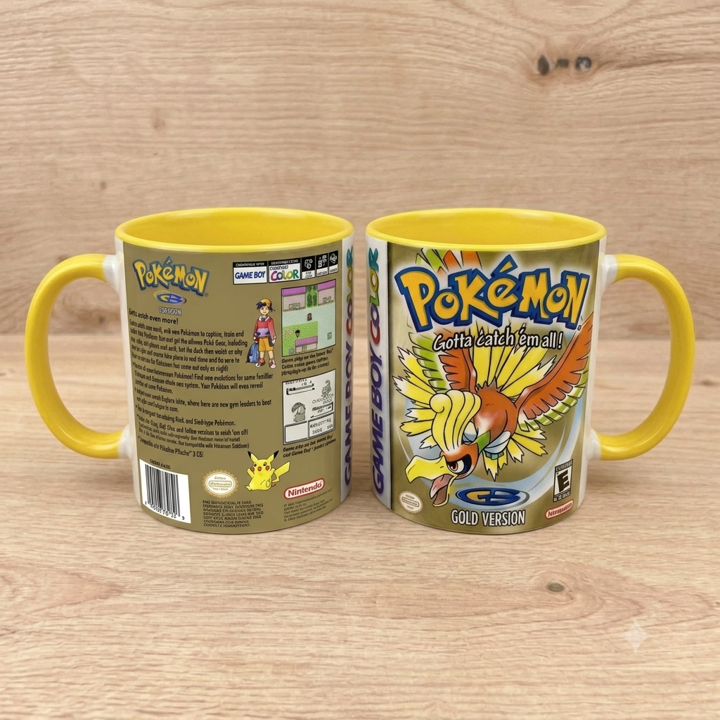 Taza Pokémon Oro 💛