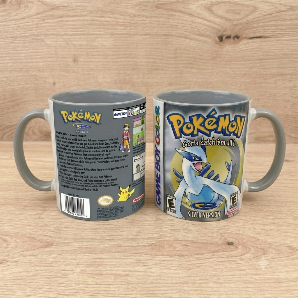 Taza Pokémon Plata🩶