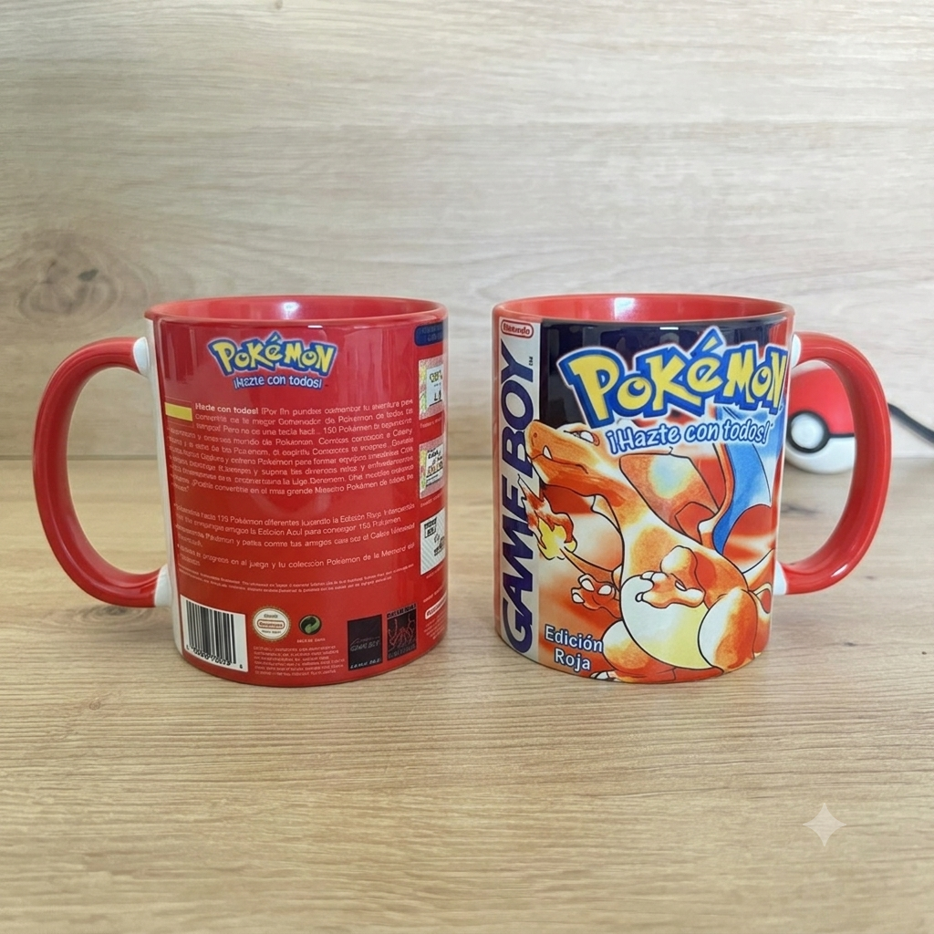 Taza Pokémon Rojo🔥