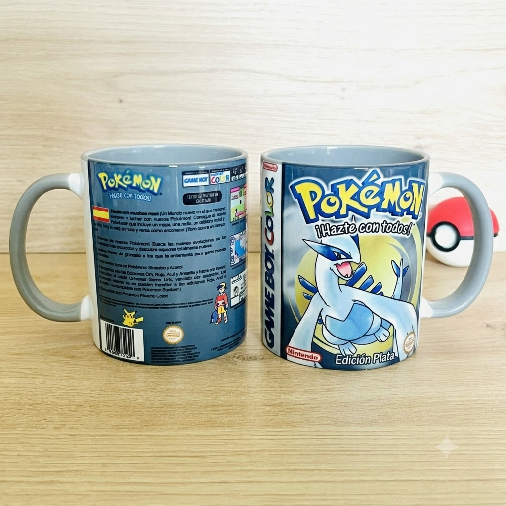 Taza Pokémon Plata🩶