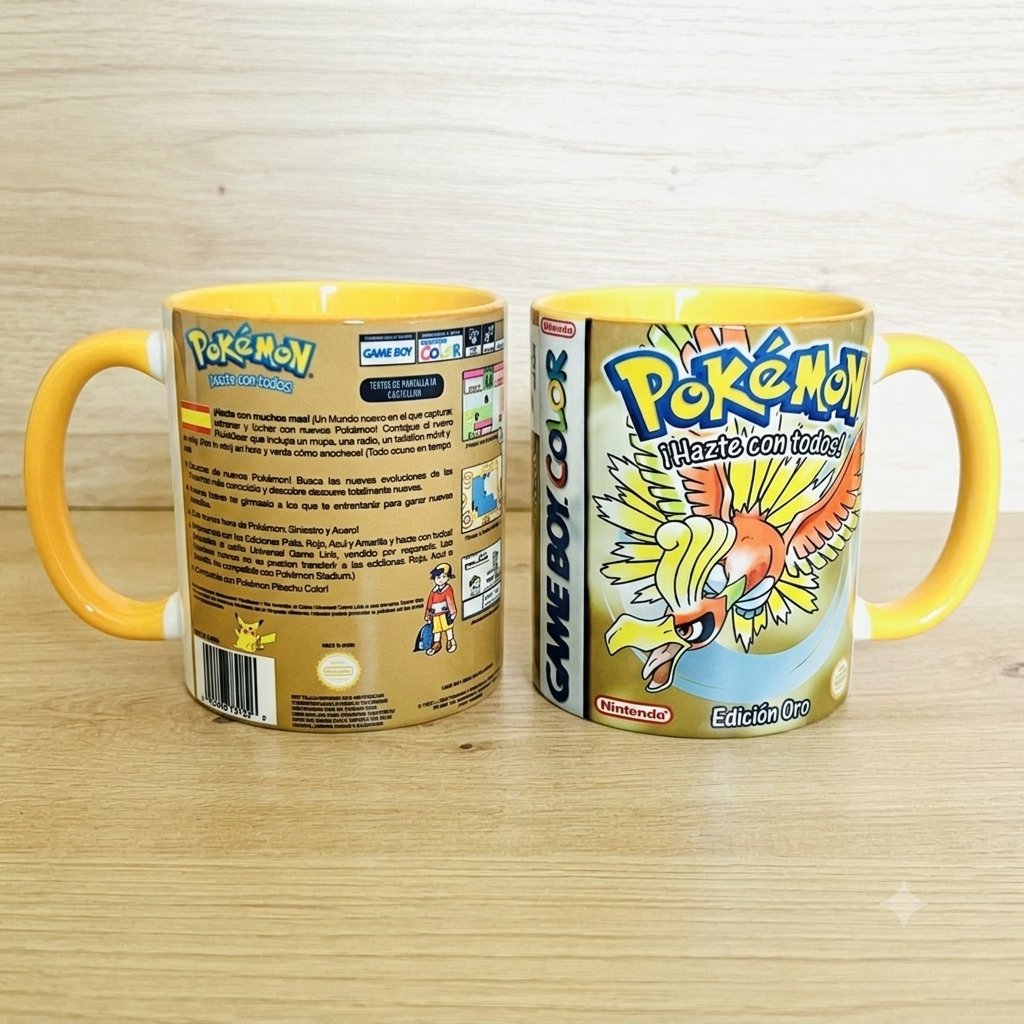 Taza Pokémon Oro 💛