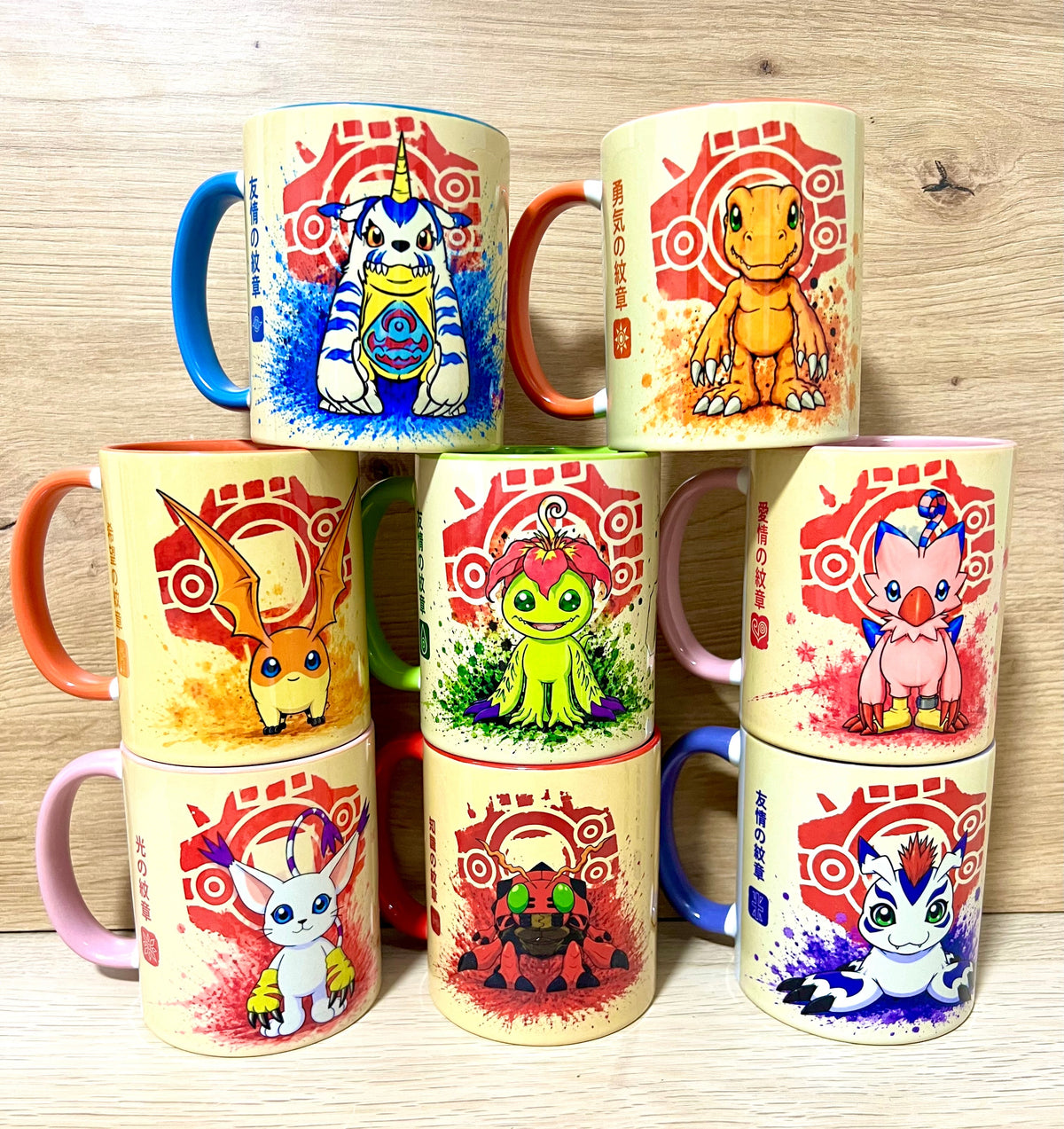 Tazas Digimon