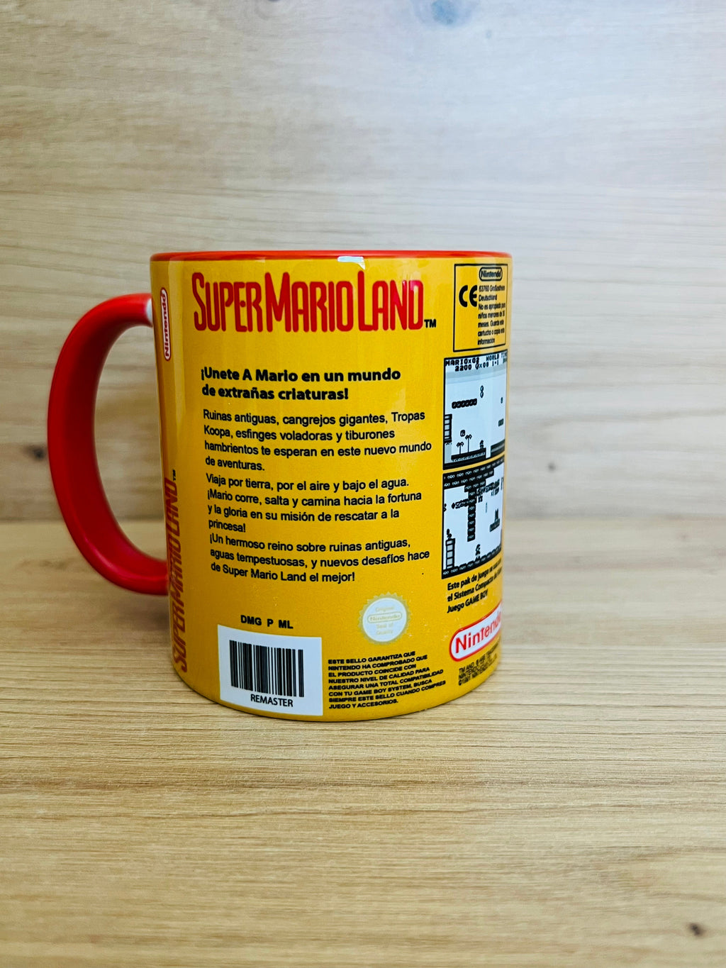 Tazas Super Mario Retro · Carátula completa