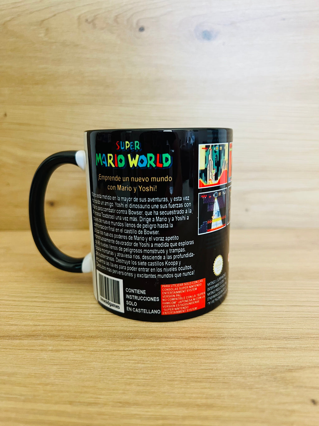 Tazas Super Mario Retro · Carátula completa