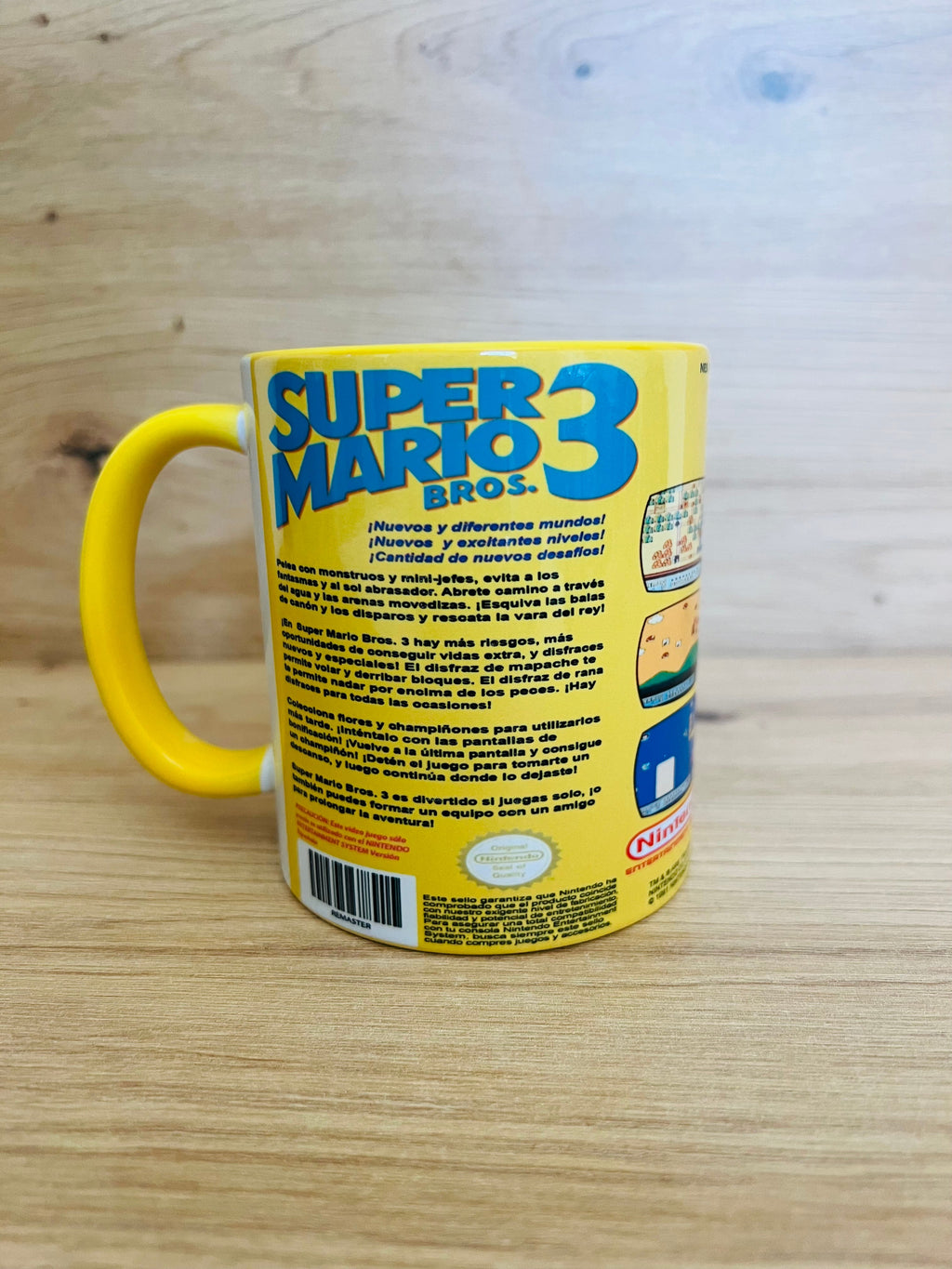 Tazas Super Mario Retro · Carátula completa