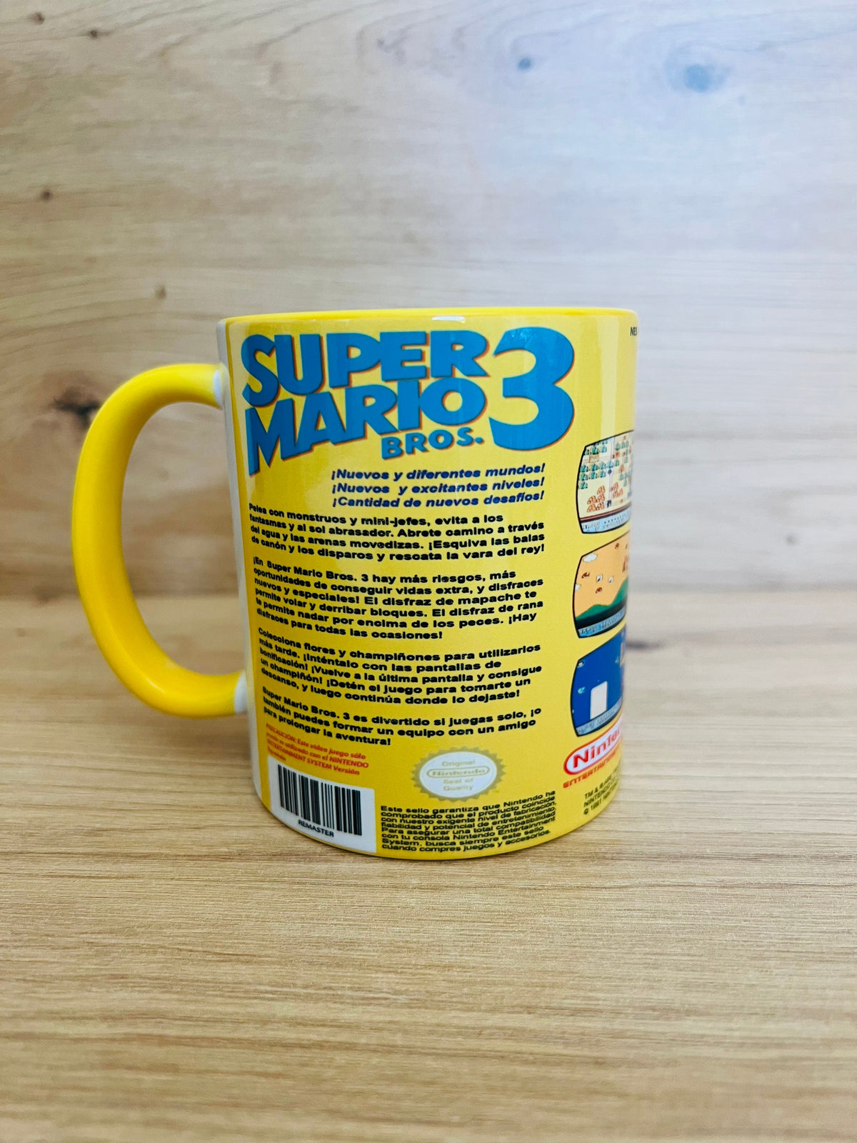 Tazas Super Mario Retro · Carátula completa