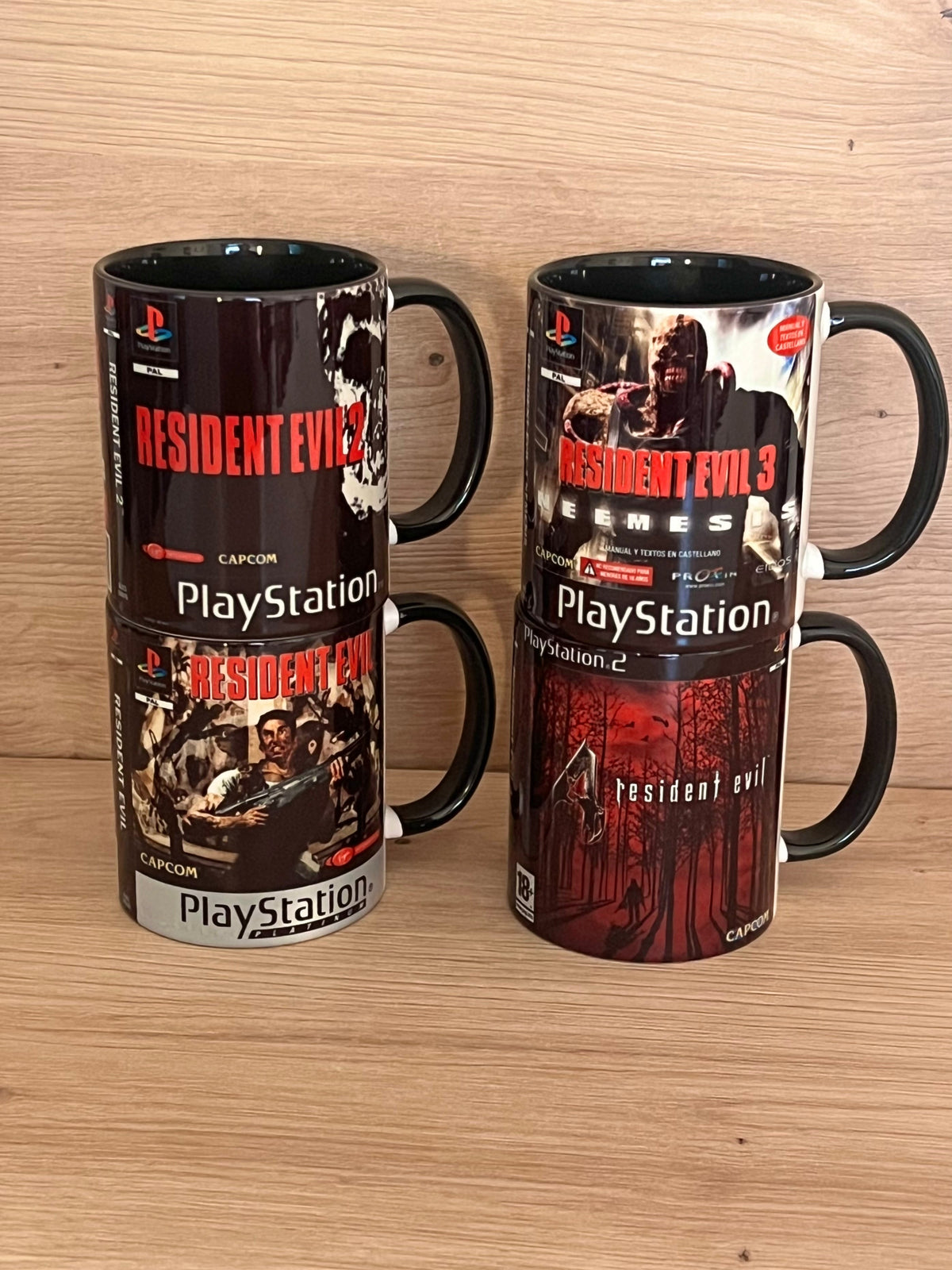 Tazas Resident Evil · Carátula completa ⚠️Últimas 4 Tazas⚠️