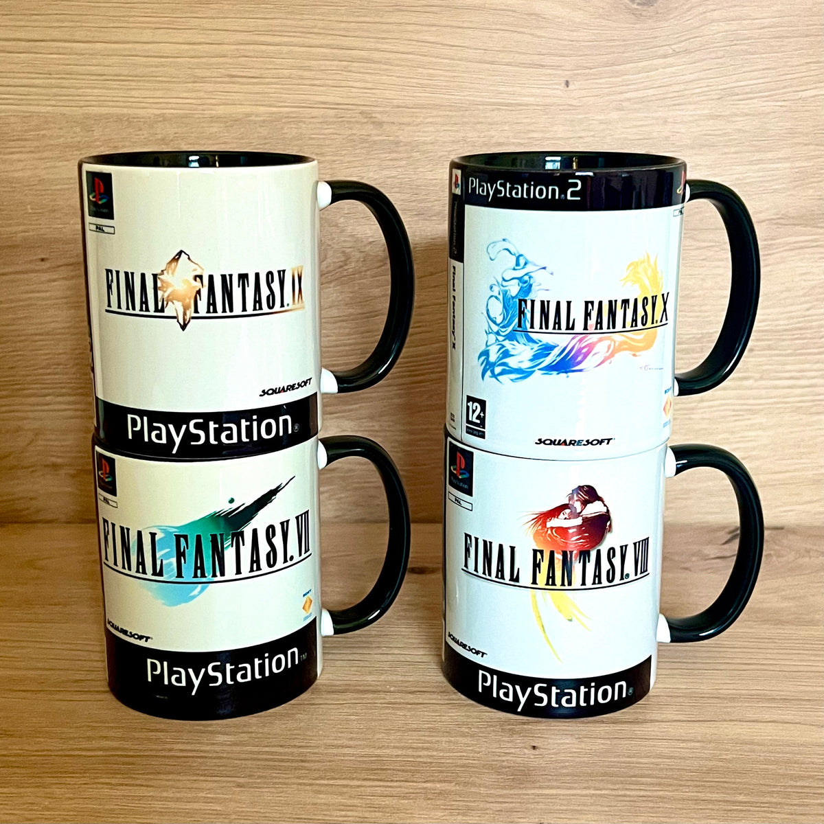 Tazas Final Fantasy · Carátula completa ⚠️Últimas 3 Tazas⚠️