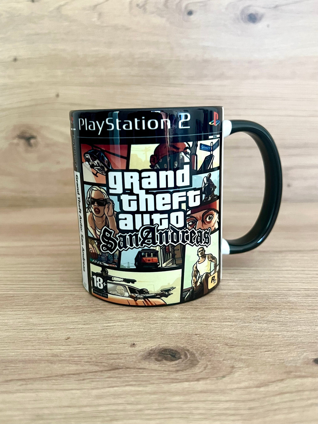 Tazas Grand Theft Auto · Carátula completa