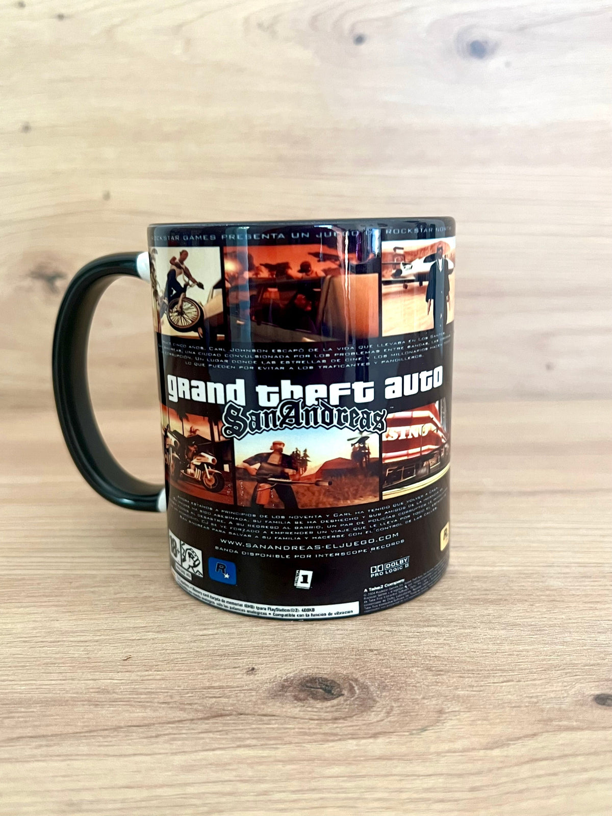 Tazas Grand Theft Auto · Carátula completa