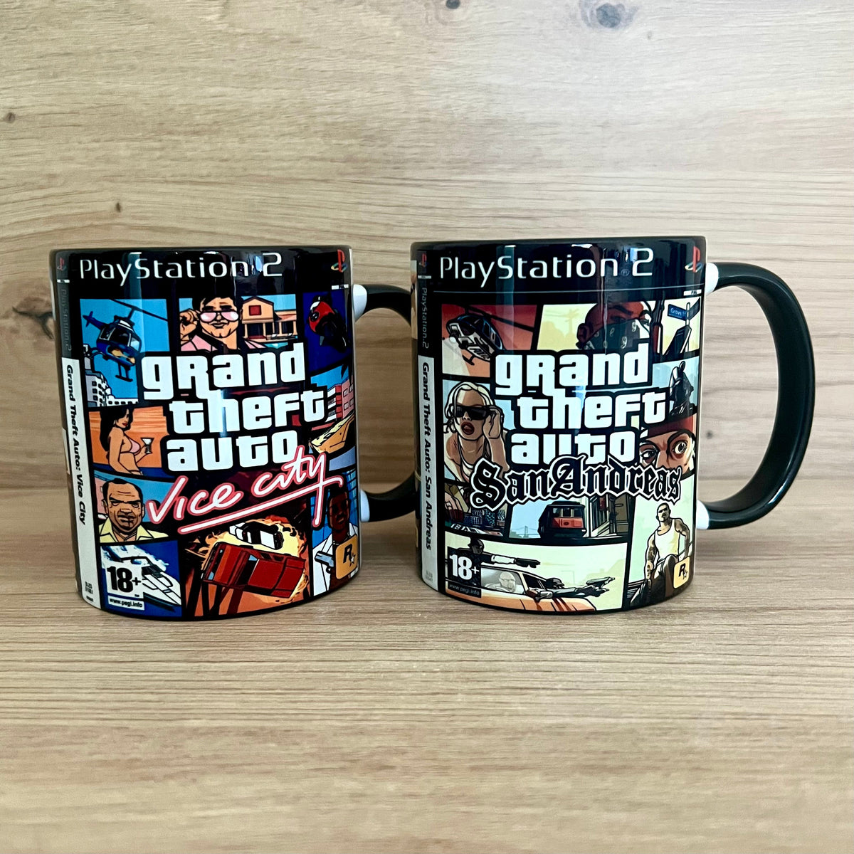 Tazas Grand Theft Auto · Carátula completa