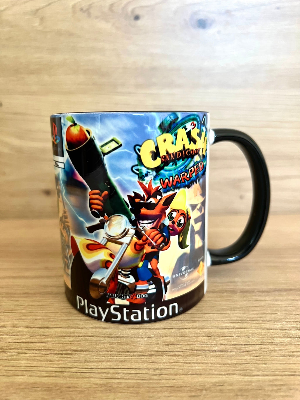 Tazas Crash Bandicoot · Carátula completa