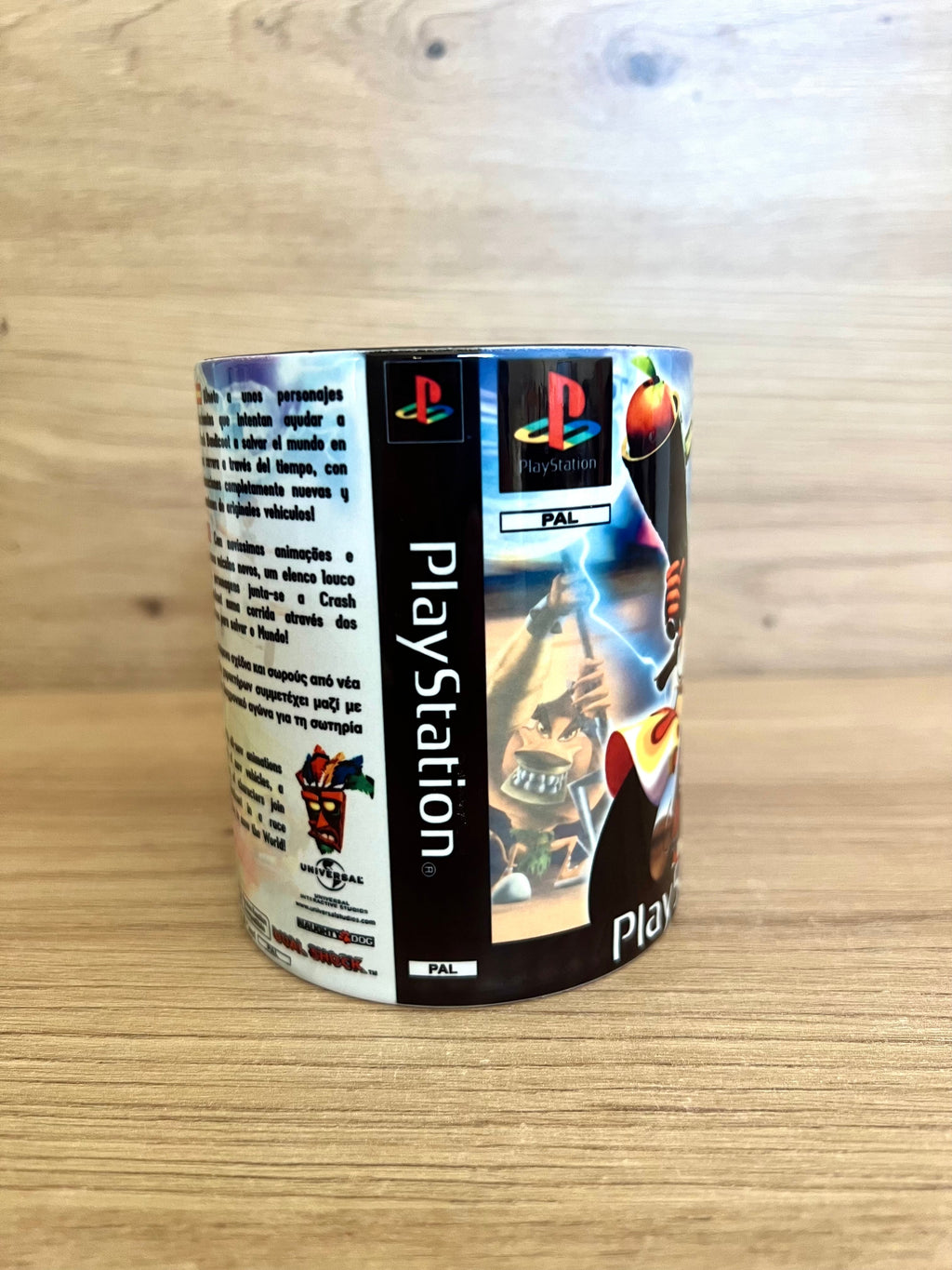 Tazas Crash Bandicoot · Carátula completa