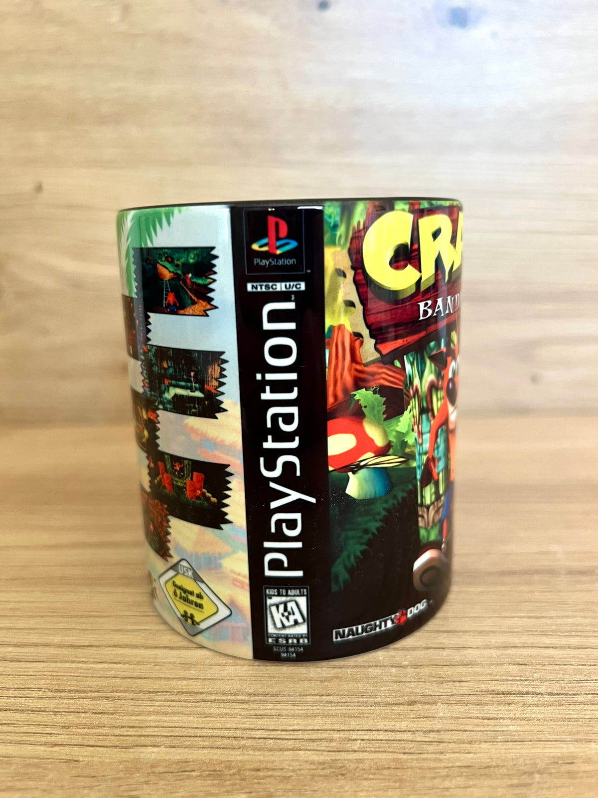 Tazas Crash Bandicoot · Carátula completa