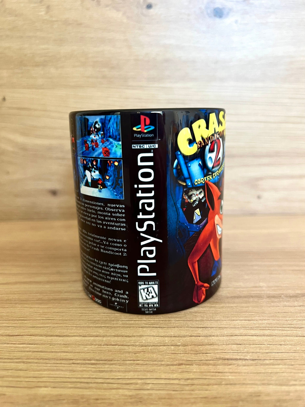 Tazas Crash Bandicoot · Carátula completa