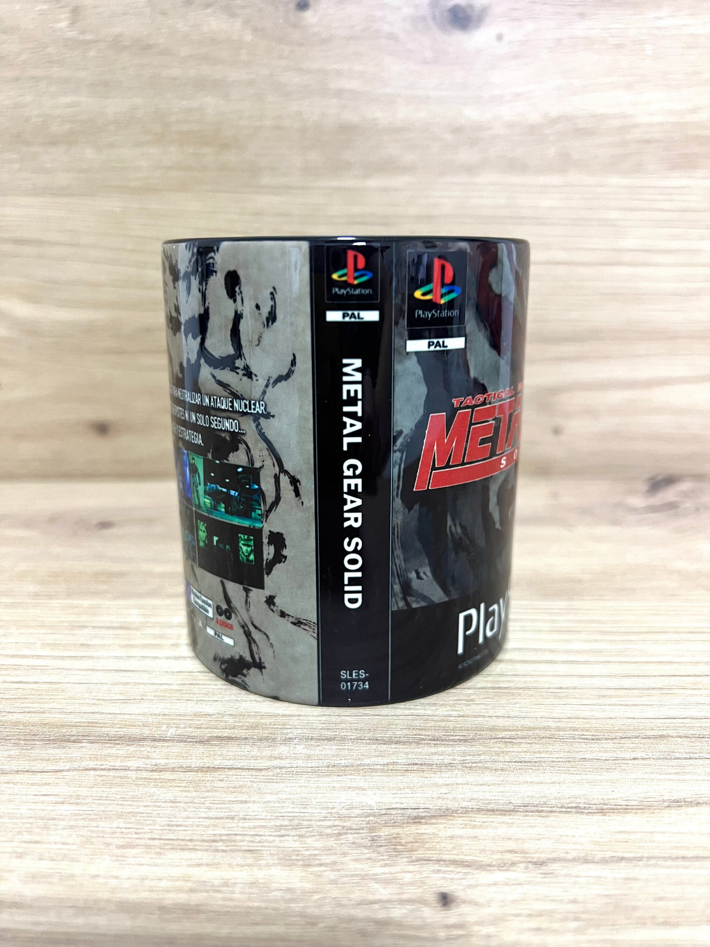 Tazas Metal Gear Solid · Carátula completa ⚠️Últimas 4 Tazas⚠️