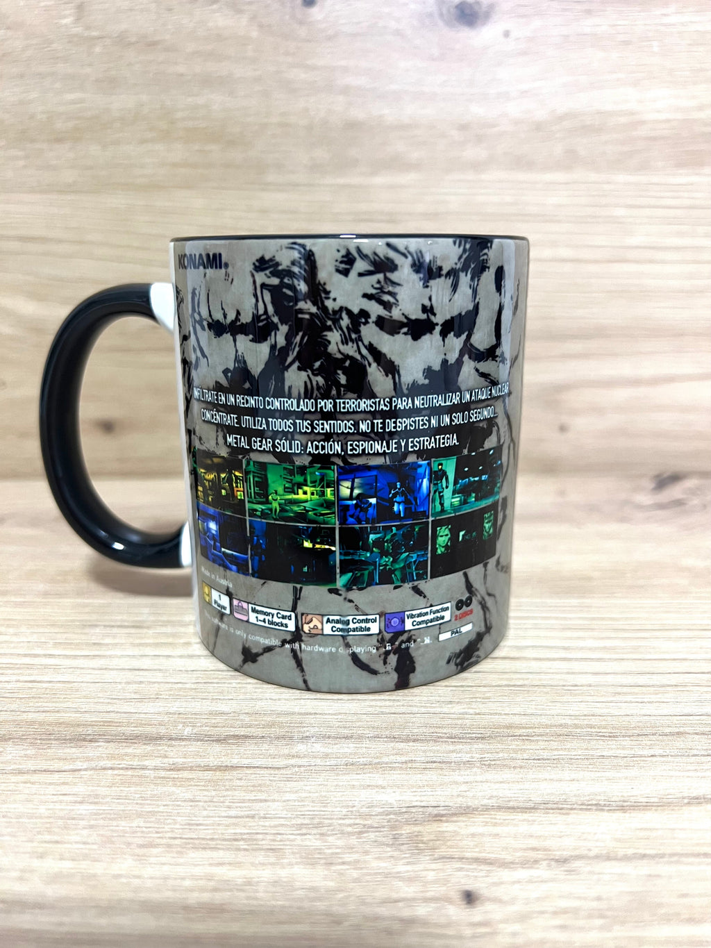 Tazas Metal Gear Solid · Carátula completa ⚠️Últimas 4 Tazas⚠️