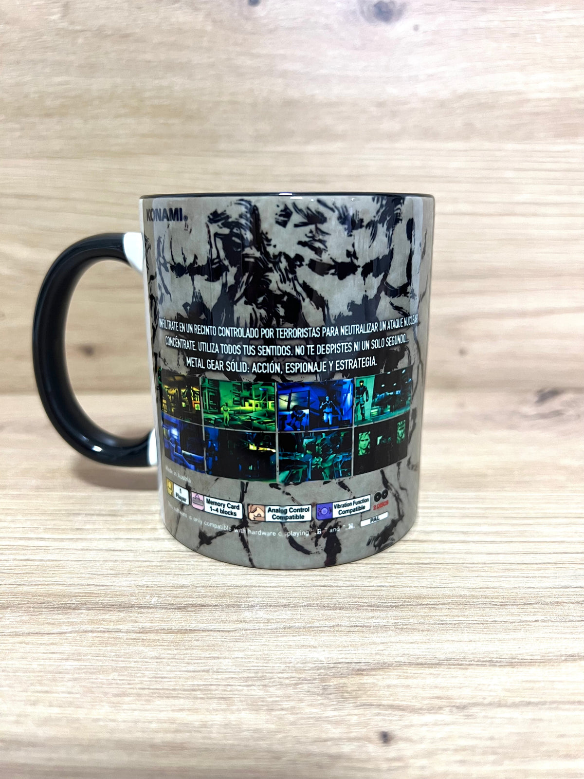 Tazas Metal Gear Solid · Carátula completa ⚠️Últimas 4 Tazas⚠️