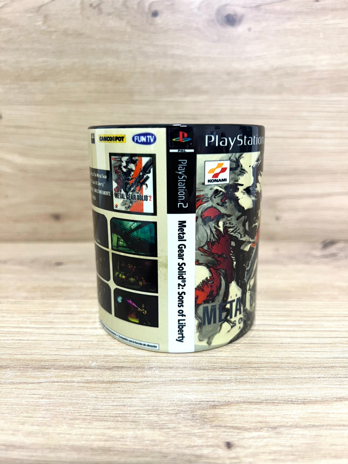 Tazas Metal Gear Solid · Carátula completa ⚠️Últimas 4 Tazas⚠️