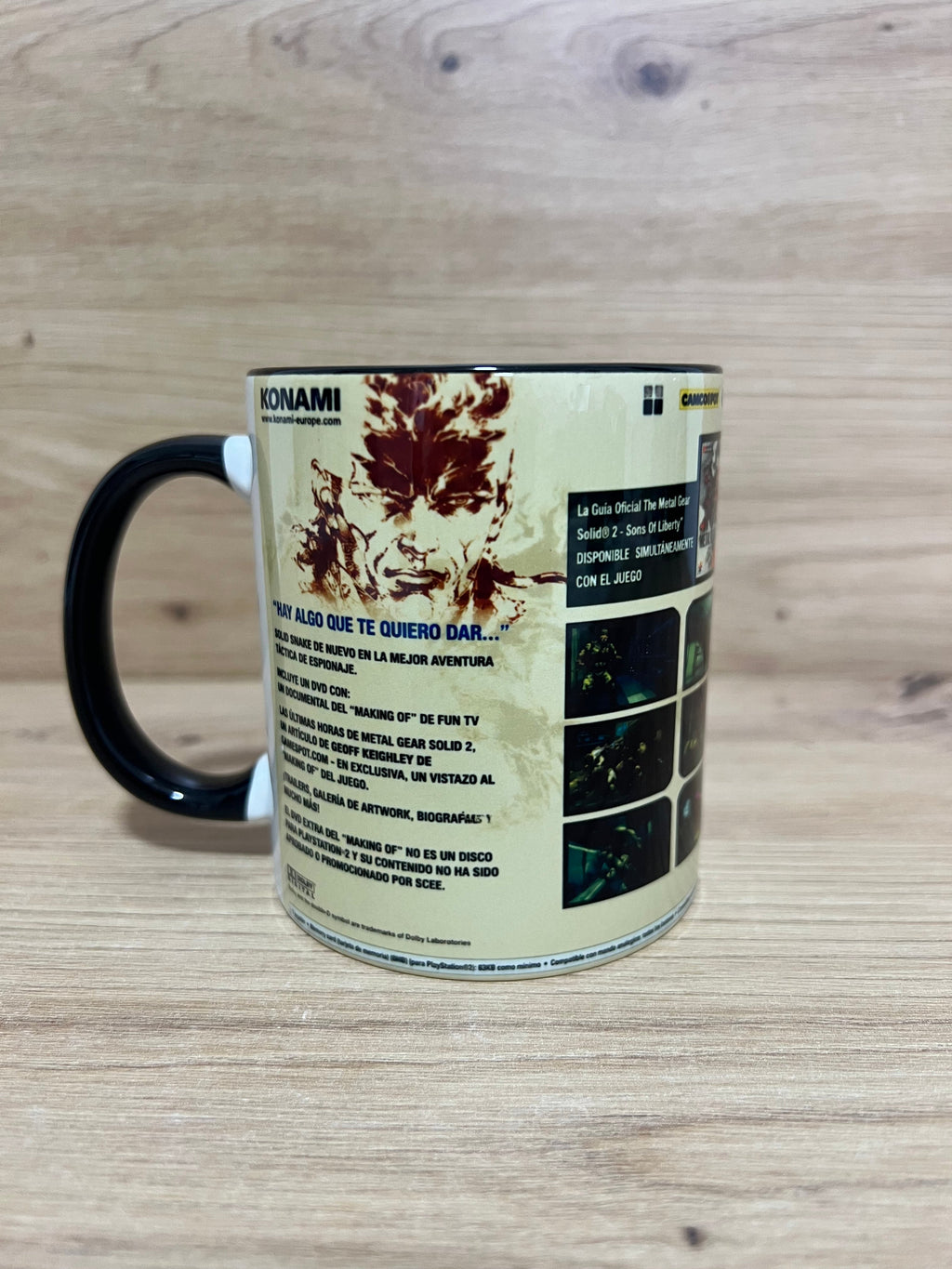 Tazas Metal Gear Solid · Carátula completa ⚠️Últimas 4 Tazas⚠️