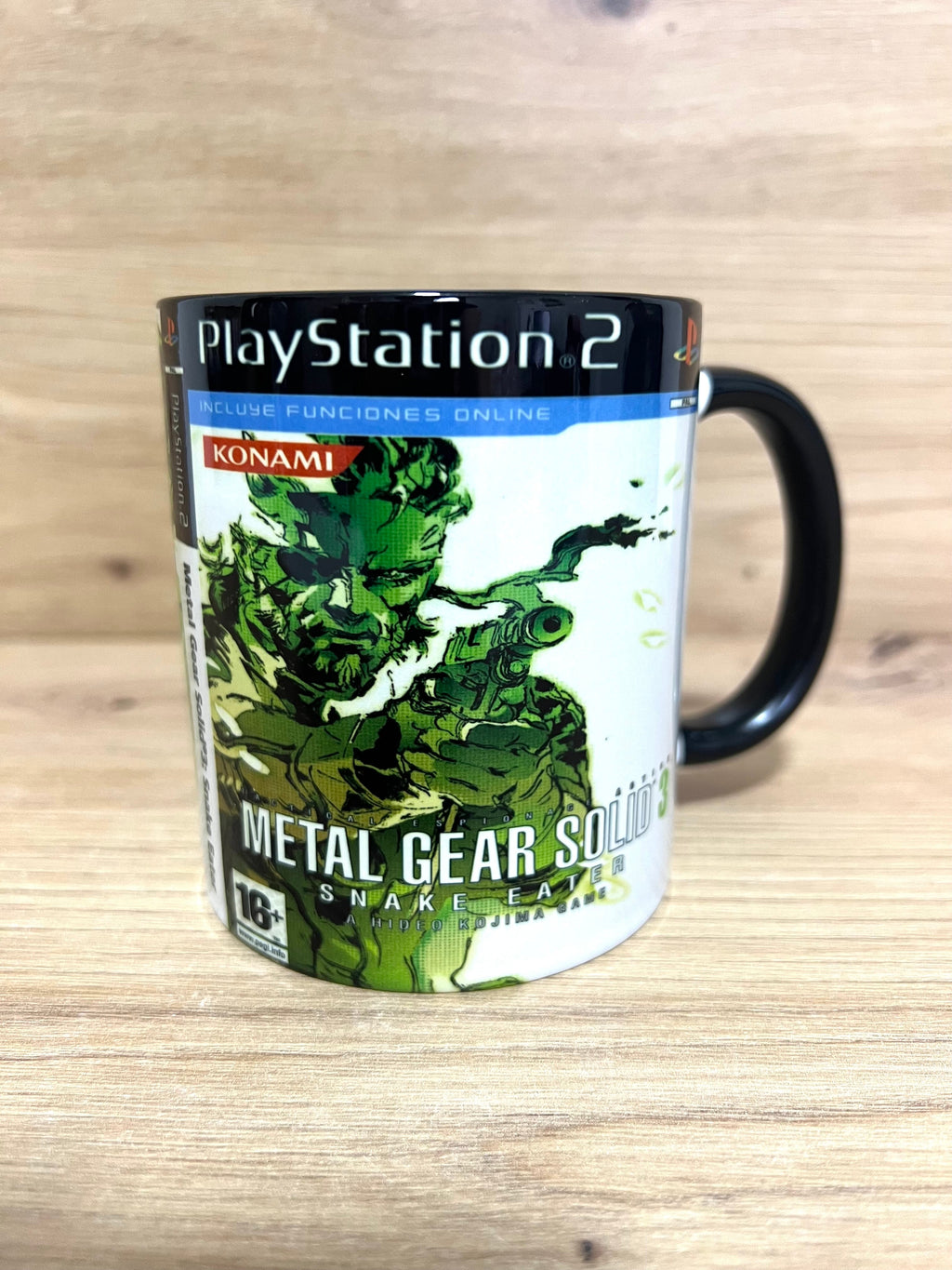 Tazas Metal Gear Solid · Carátula completa ⚠️Últimas 4 Tazas⚠️