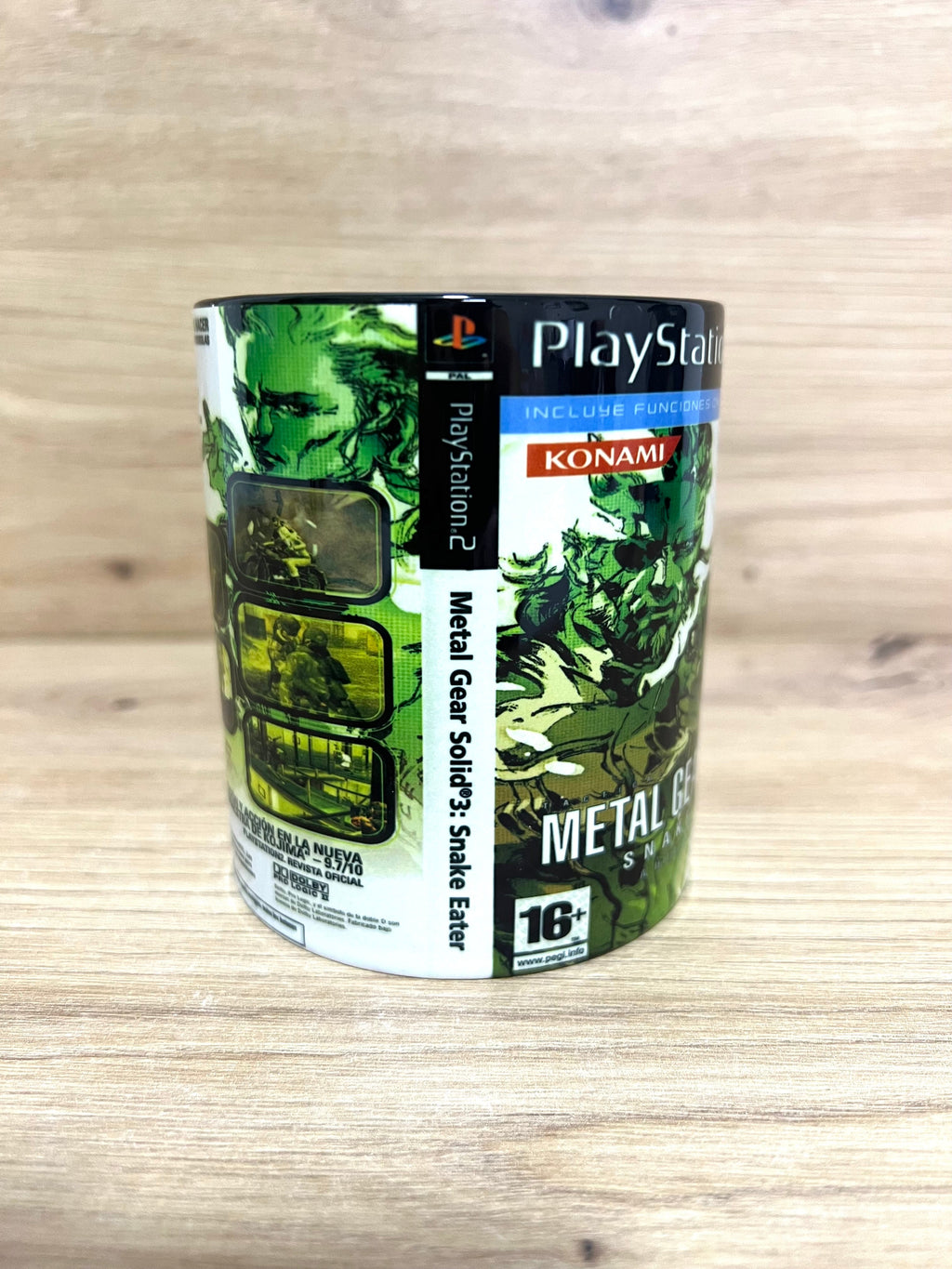 Tazas Metal Gear Solid · Carátula completa ⚠️Últimas 4 Tazas⚠️