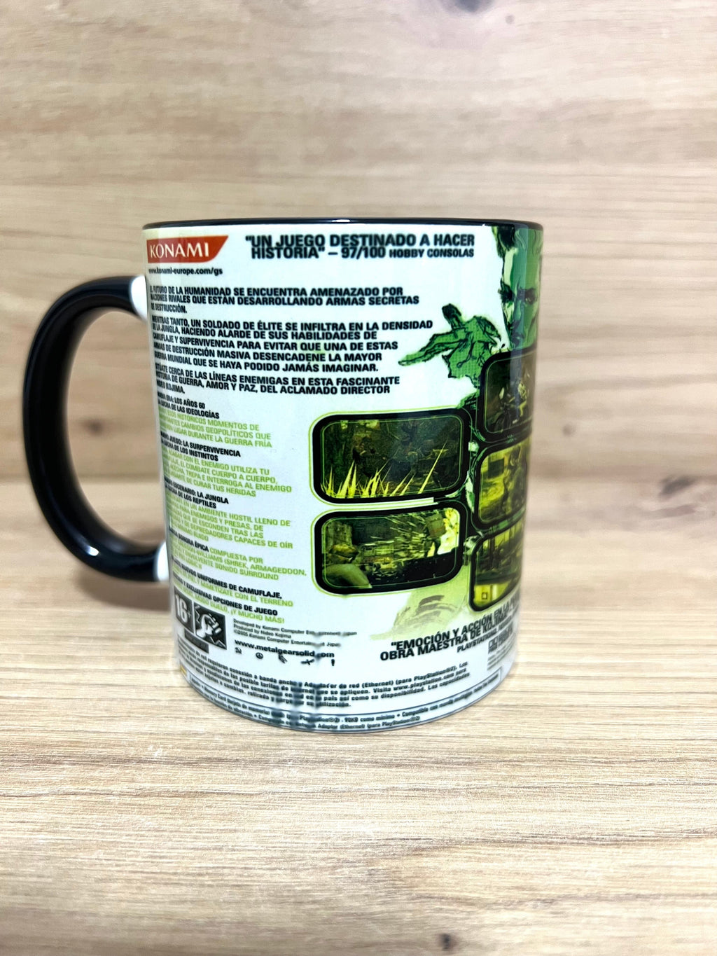 Tazas Metal Gear Solid · Carátula completa ⚠️Últimas 4 Tazas⚠️