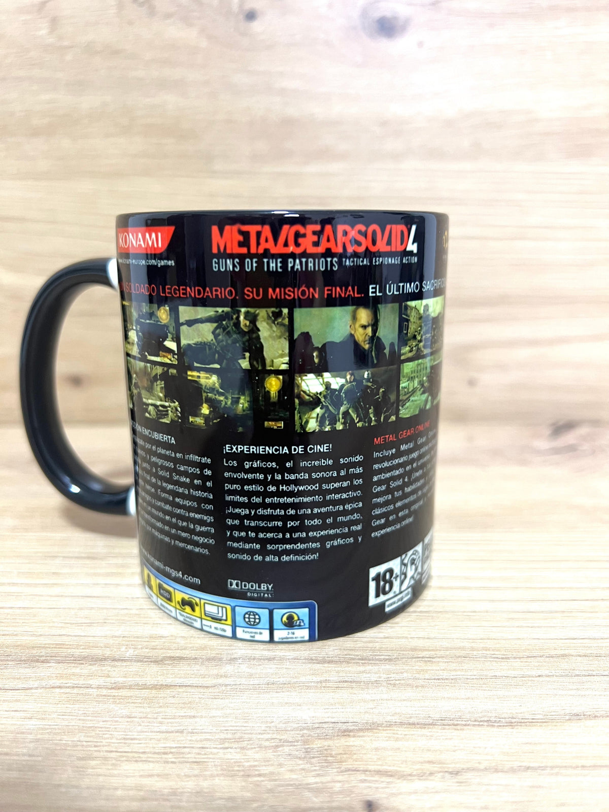Tazas Metal Gear Solid · Carátula completa ⚠️Últimas 4 Tazas⚠️