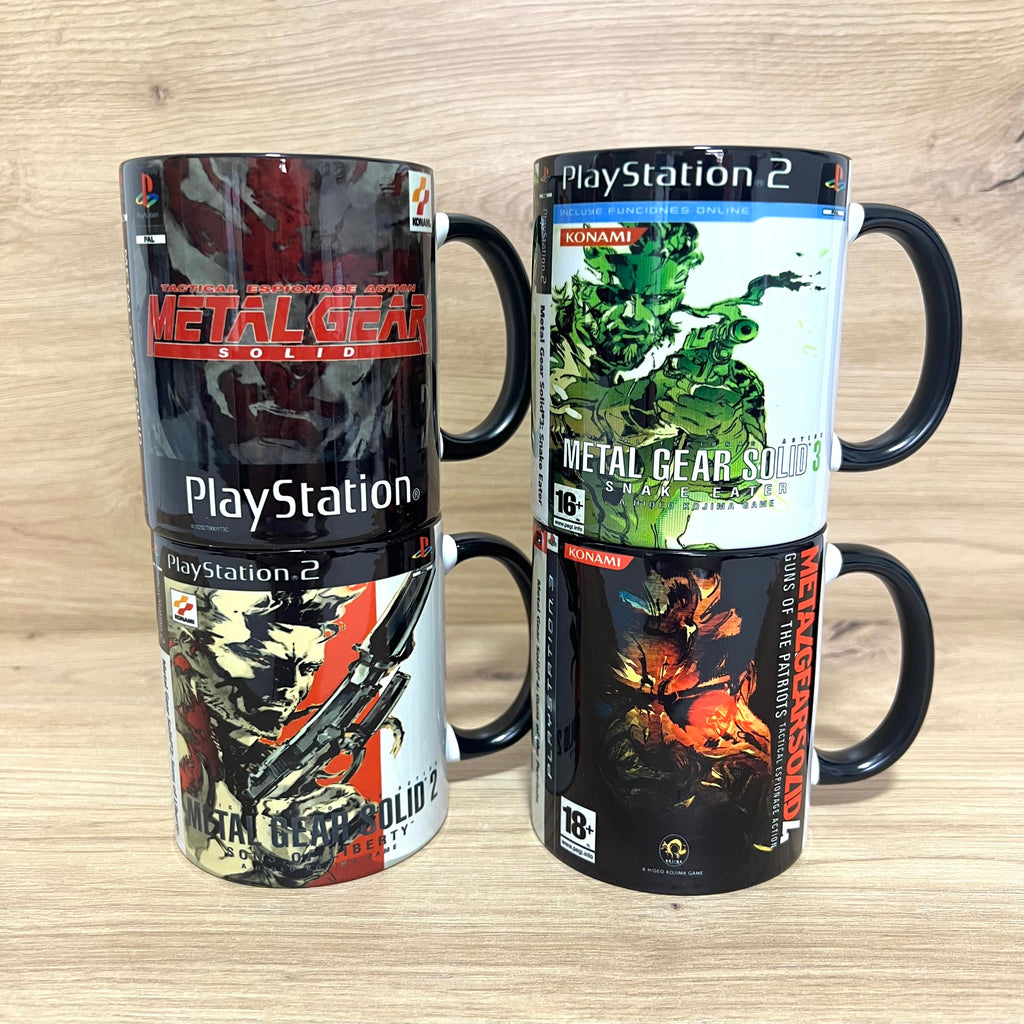 Tazas Metal Gear Solid · Carátula completa ⚠️Últimas 4 Tazas⚠️