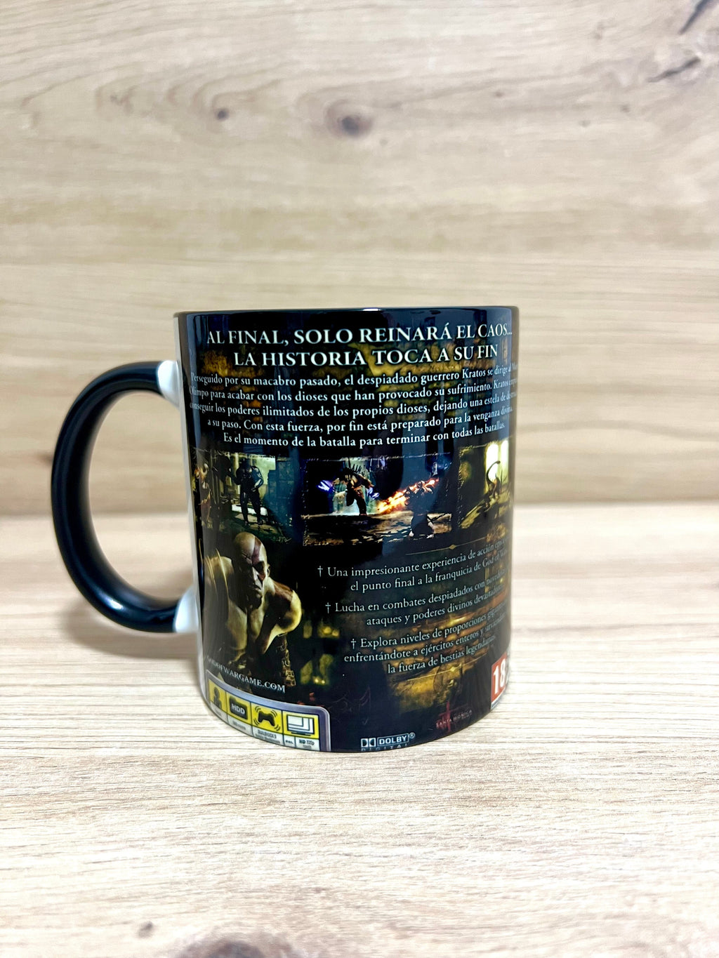 Tazas God of War · Carátula completa