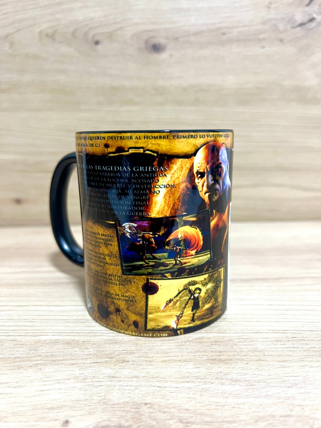 Tazas God of War · Carátula completa