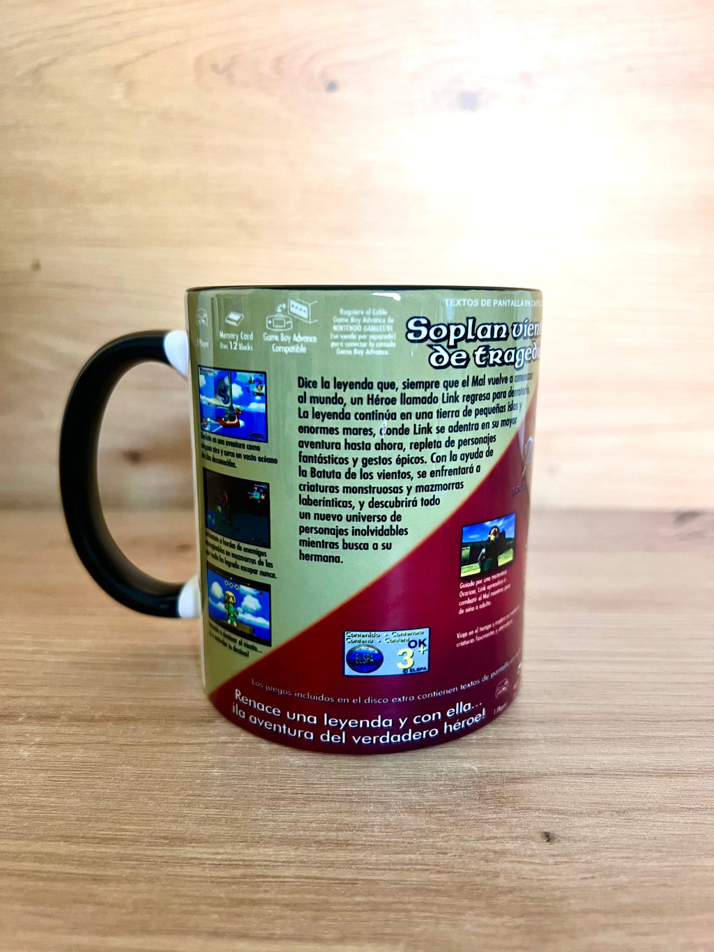 Tazas Zelda · Carátula completa