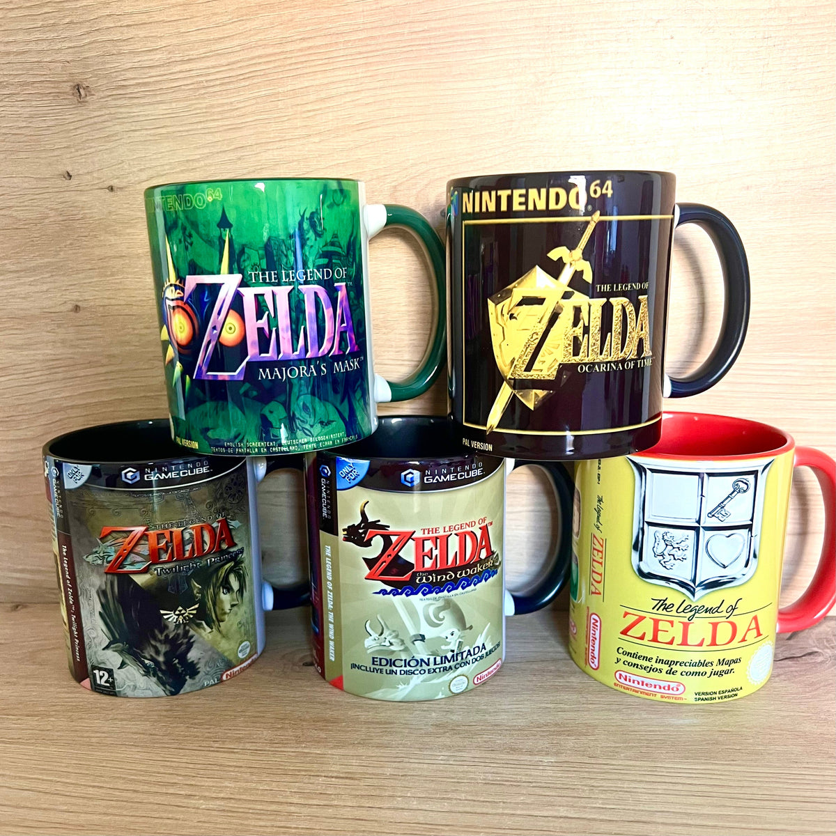 Tazas Zelda · Carátula completa