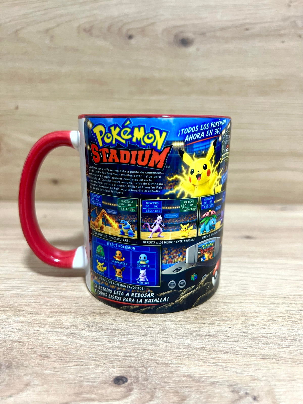 Tazas Pokémon Stadium Ed Especial