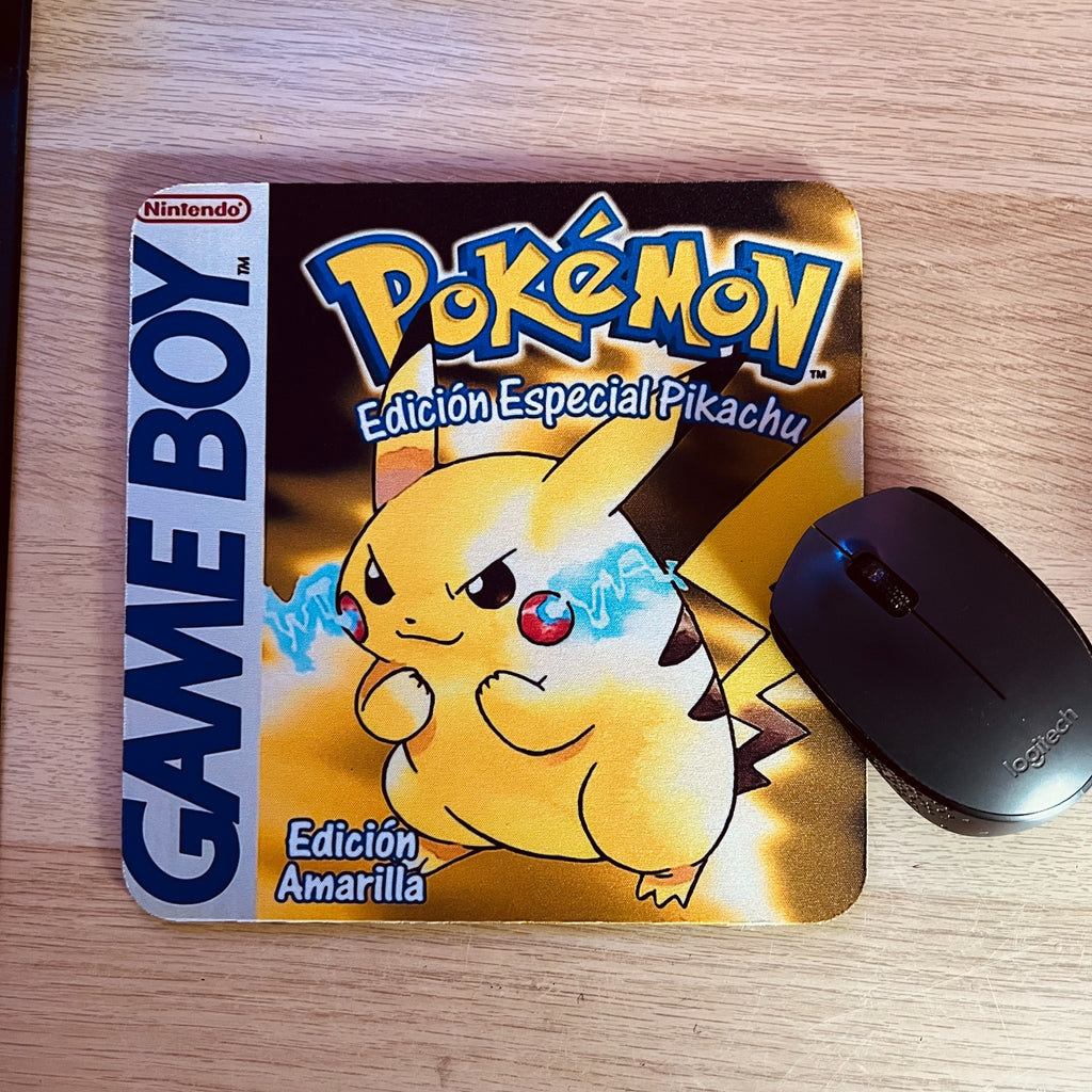 Mousepad Pokémon Amarillo 20x20 cm