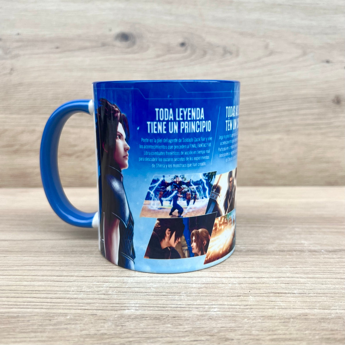 Crisis Core Final Fantasy VII Reunion PS4 - taza trasera