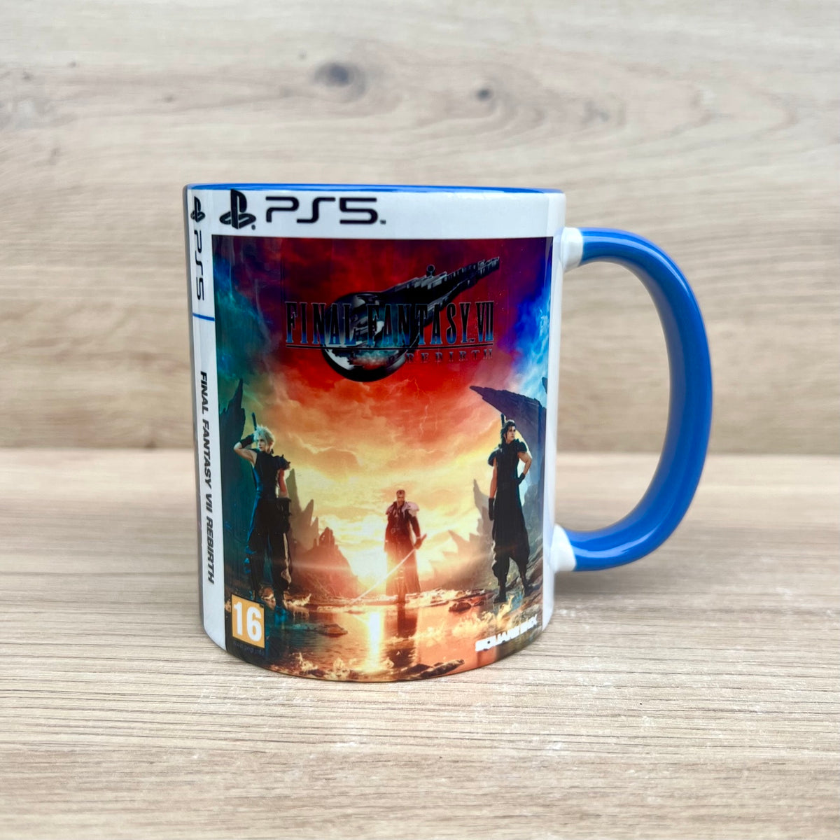 Final Fantasy VII Rebirth PS5 - taza frontal