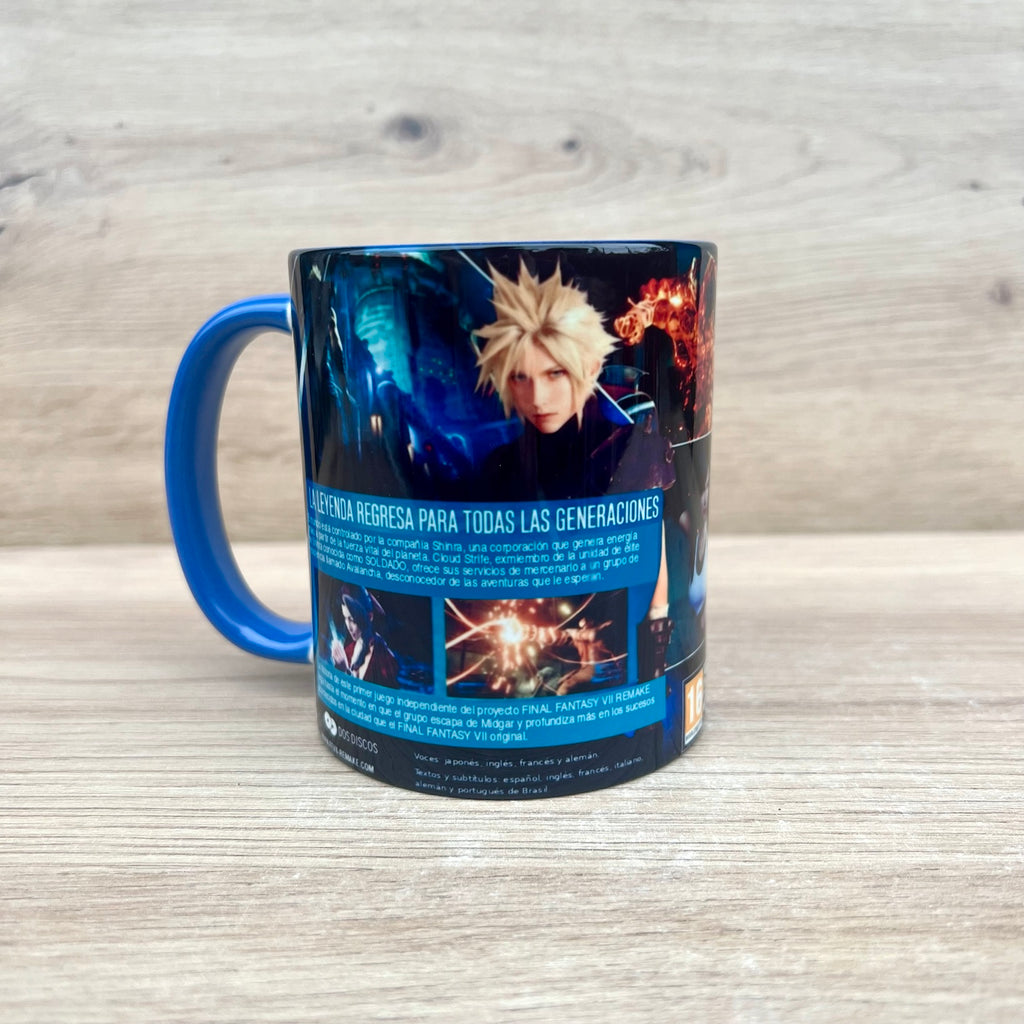 Final Fantasy VII Remake PS4 - taza trasera