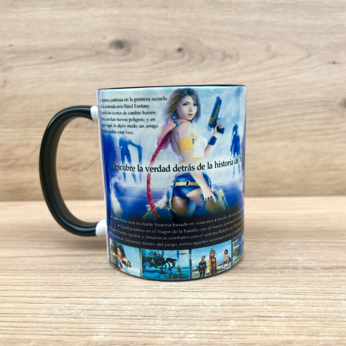 Final Fantasy X-2 PS2 - taza trasera
