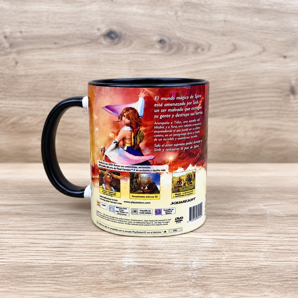 Final Fantasy X PS2 - taza trasera