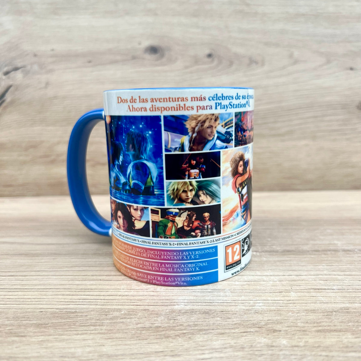 Final Fantasy X/X-2 HD Remaster PS4 - taza trasera