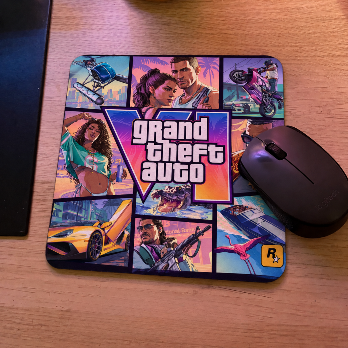 Mousepad Grand Theft Auto VI 20x20 cm