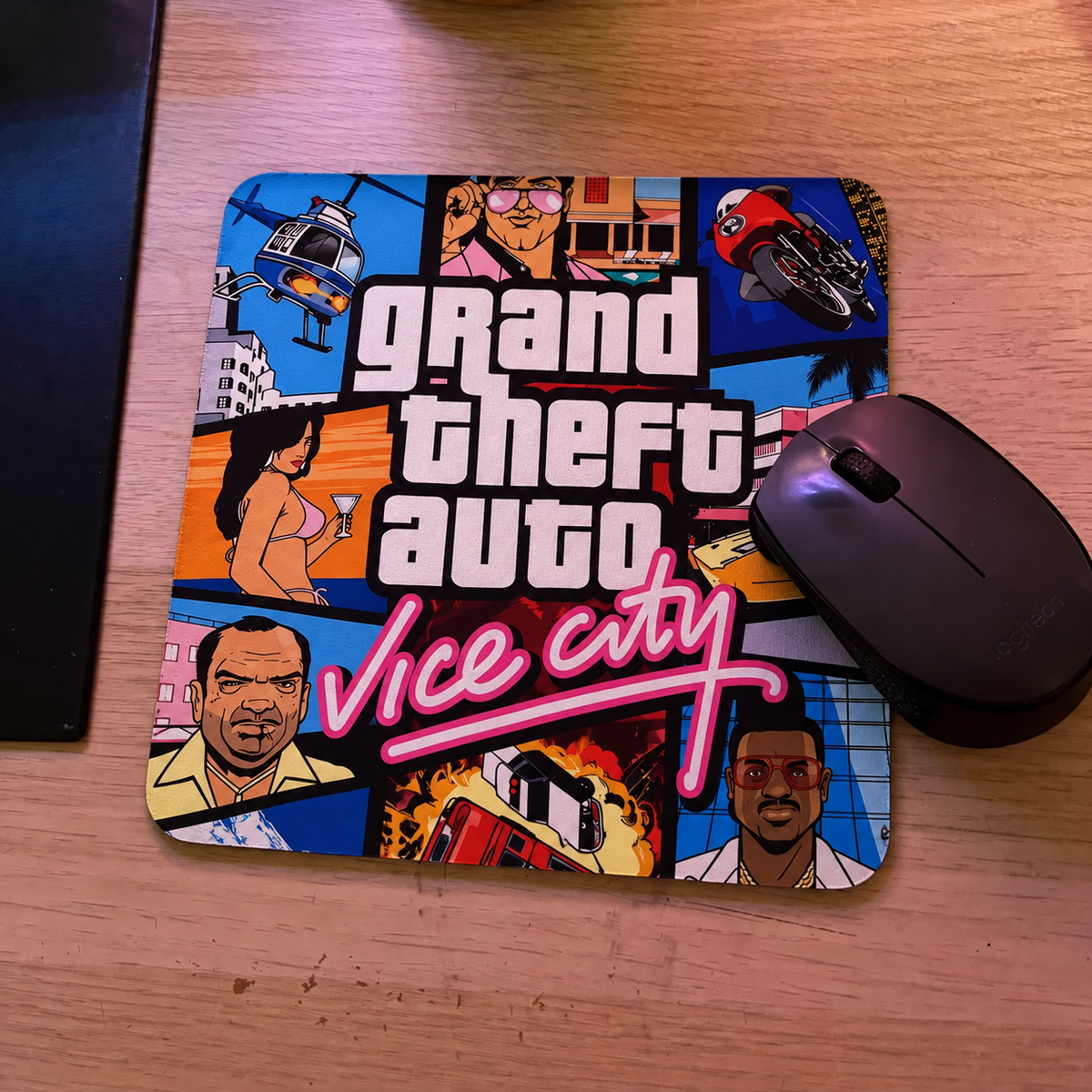 Mousepad Grand Theft Auto Vice City 20x20 cm